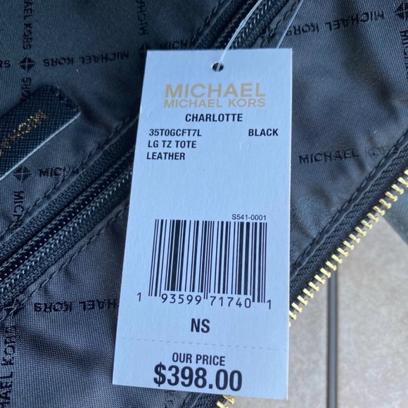 NWT Michael Kors Charlotte Lg Tote & Wallet Set - Picture 5 of 6